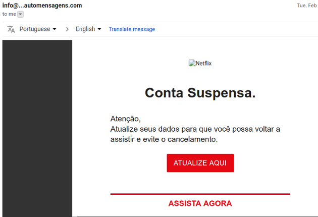 fraude e-mail