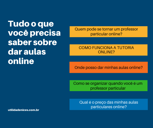 dar aulas online