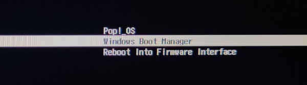dual boot pop os windows