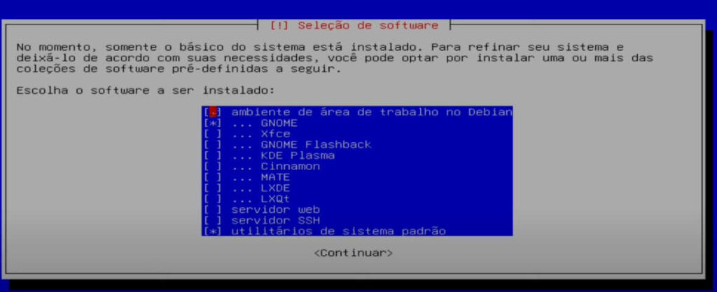 Instalar Debian 13 com Gnome mínimo